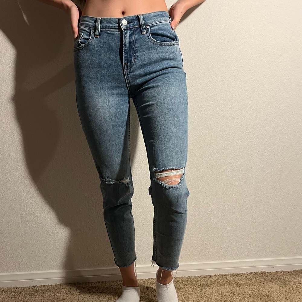 PacSun Vintage Icon Jeans - Medium Wash with Rips